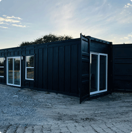 Facility row built by Cactus Containers